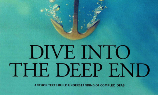 DIVE INTO THE DEEP END